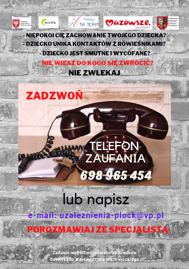 Telefon zaufania uzależnienia